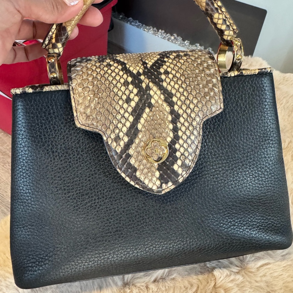 Authentic louis vuitton capuccine BB python - Picture 14 of 16